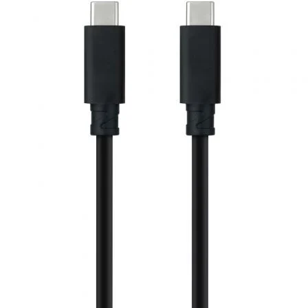 Nanocable Cable USB 3.2 Gen2x2 USB-C a USB-C, 3 m, 20Gbps, 100W, Negro